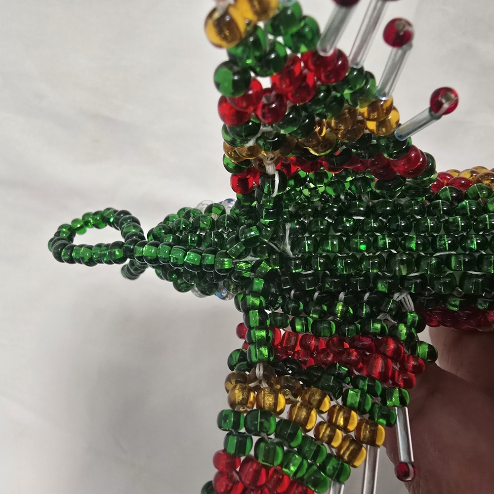 Colorful Beaded Hummingbird Keychain - Picture 6 of 14